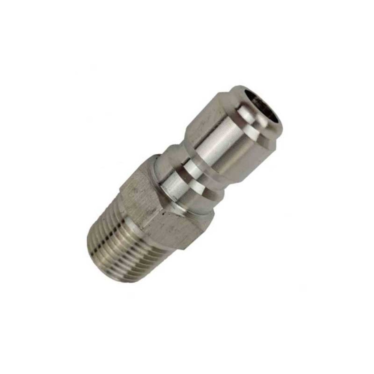 Item 1/4" Hochdruck-Schnellverbinder männlich mit 1/4" Außengewinde
