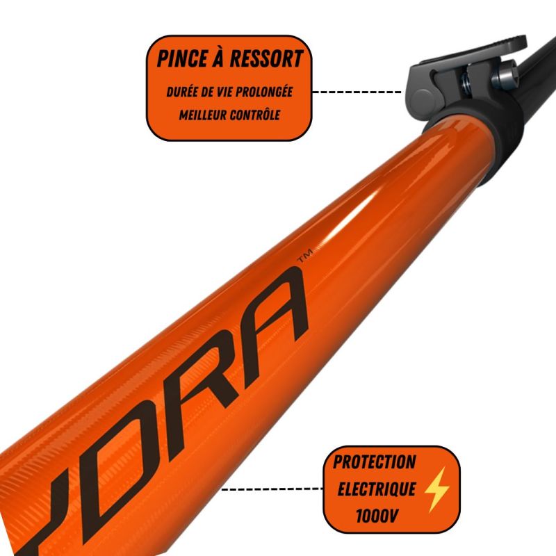 Hydra 23m20 verstärkte Carbon-Teleskopstange