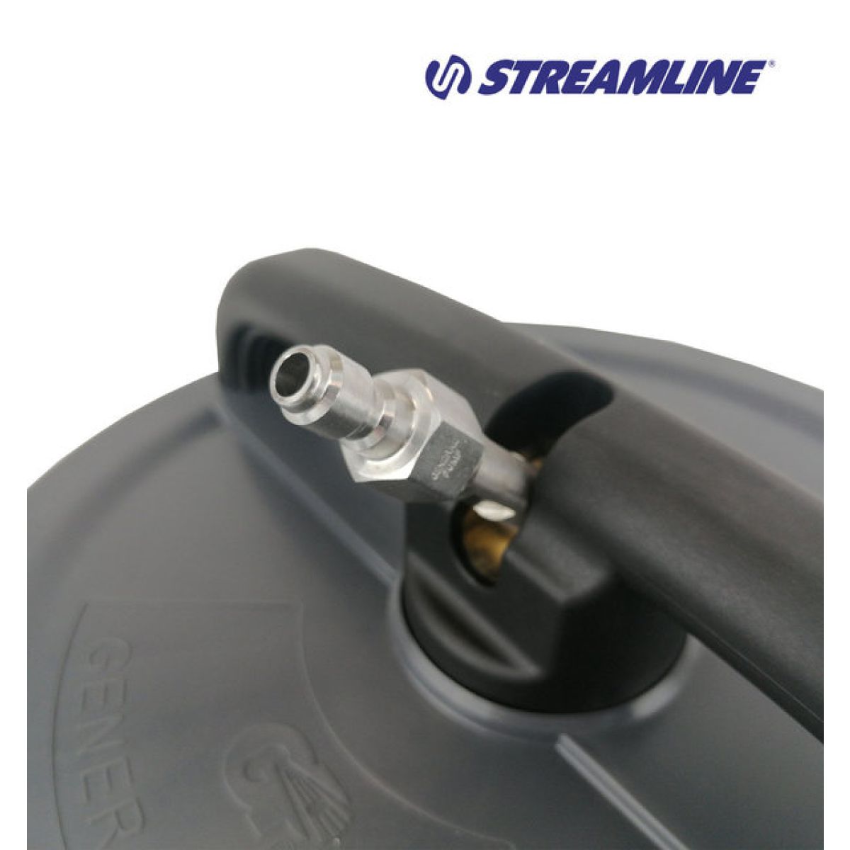 12 Zoll (300 mm) Flachflächenreiniger mit 1/4 Quick Release-Steckeranschluss