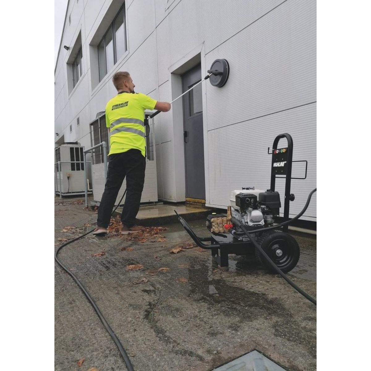 12 Zoll (300 mm) Flachflächenreiniger mit 1/4 Quick Release-Steckeranschluss