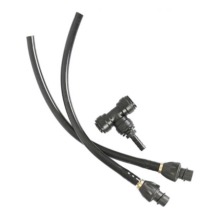 set mit 2 flachstrahldüsen für bürste