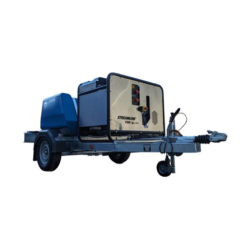 Item hochdruck-heißwasseranhänger 800 liter 16 l/min, 200 bar