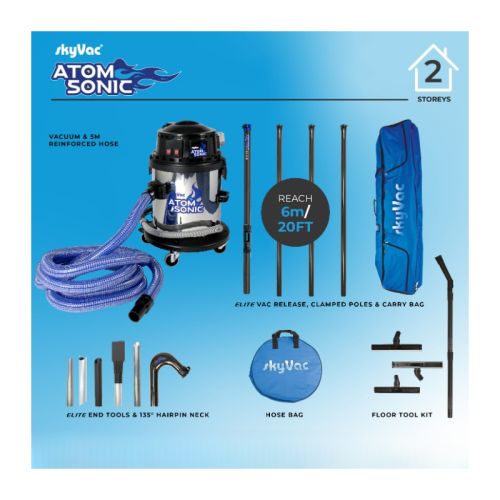 image SkyVac® Atom Sonic – Dachrinnen-Vakuumpack / Klemmprofile