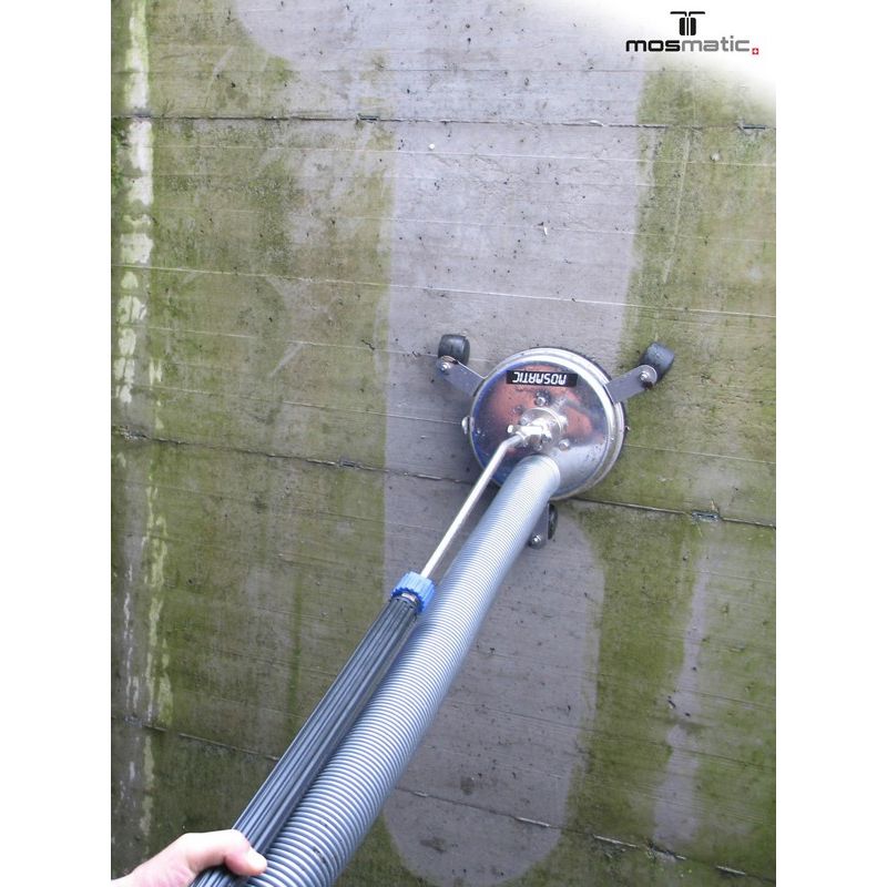 Mosmatic Oberflächenreiniger - 200mm mit Bürstenschürze und Sauganschluss 2x Düsen - 275 bar