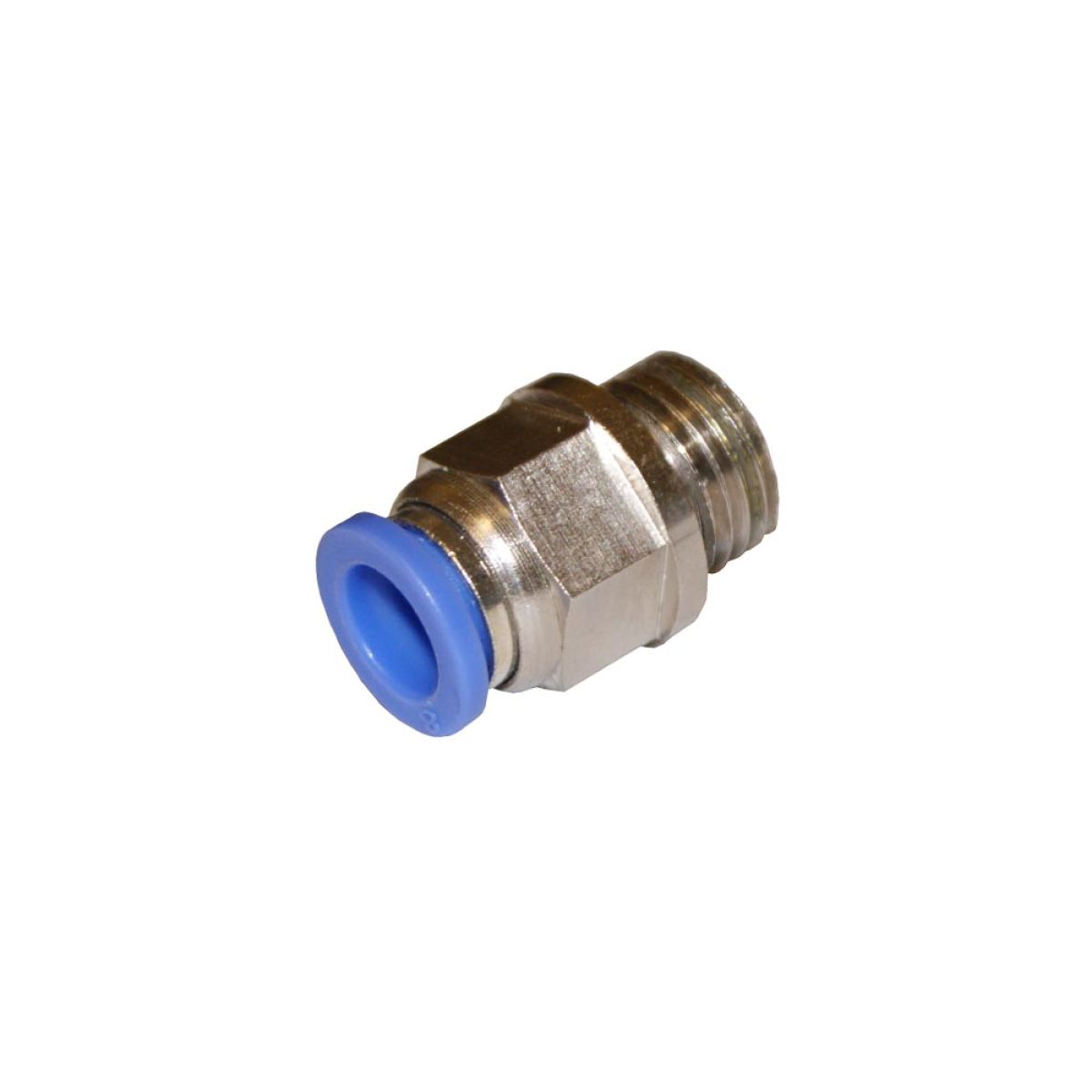 8 mm Steckadapter männlich – 1/4 BSP Messing vernickelt