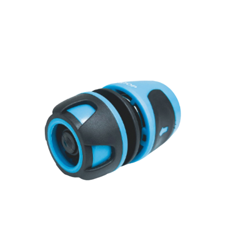 Item Schnellkupplung (weiblich) mit automatischer Absperrfunktion – flexibler Schlauch DN12