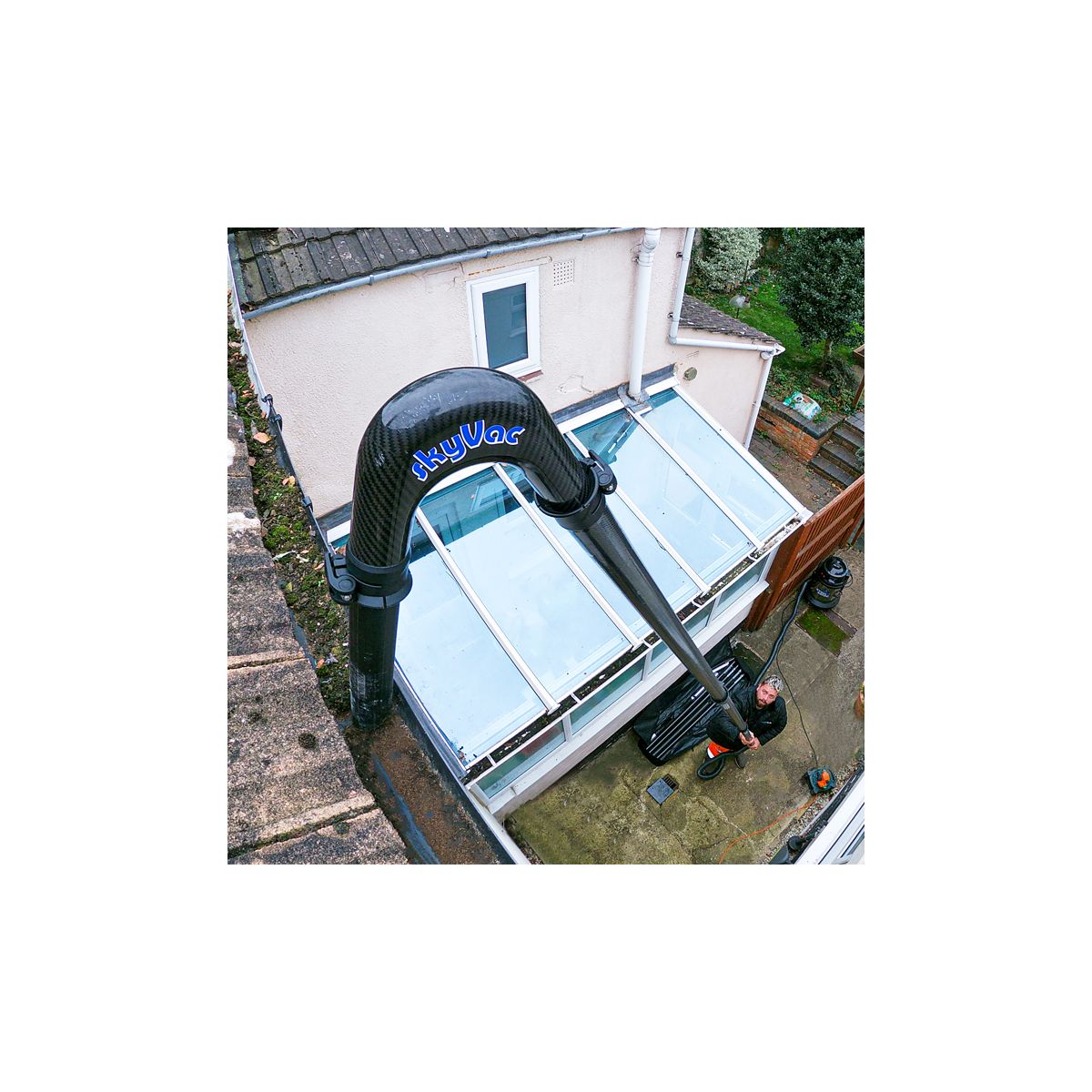 SkyVac® Atom Sonic – Dachrinnen-Vakuumpack / Klemmprofile