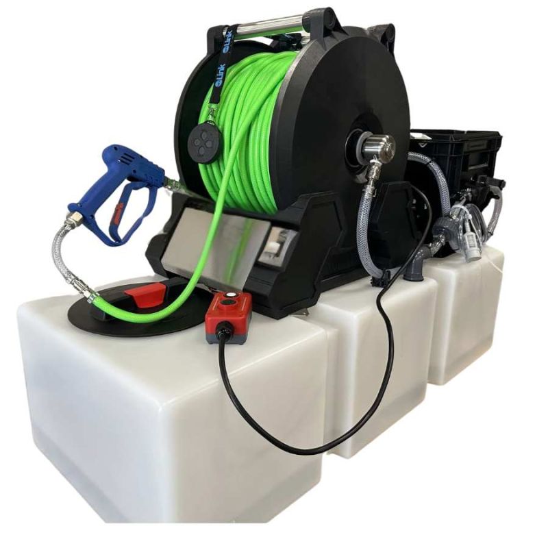 125L Sprühsystem, manuelle Trommel, Fernbedienung