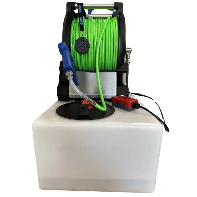 125L Sprühsystem, manuelle Trommel, Fernbedienung