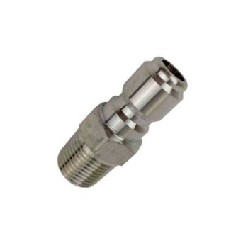 1/4" Hochdruck-Schnellverbinder männlich mit 1/4" Außengewinde