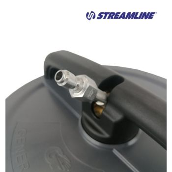 12 Zoll (300 mm) Flachflächenreiniger mit 1/4 Quick Release-Steckeranschluss