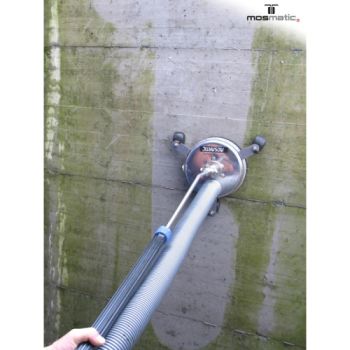 Mosmatic Oberflächenreiniger - 200mm mit Bürstenschürze und Sauganschluss 2x Düsen - 275 bar