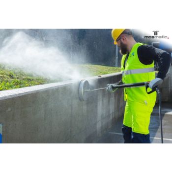 Mosmatic 300mm Flächenreiniger mit Bürstenrock 2x Düsen