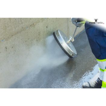 Mosmatic 300mm Flächenreiniger mit Bürstenrock 2x Düsen