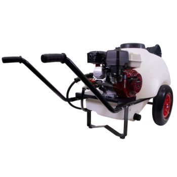 120L Schubkarren-Hochdruckreiniger mit Honda-Motor 12 L/min 150 bar mit 15 m Schlauchtrommel